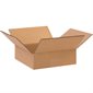 10 x 10 x 3" Flat Corrugated Boxes