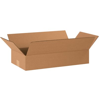 20 x 10 x 4" Flat Corrugated Boxes