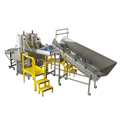 Vertical Dual Laundry Bagger System Vertic-L-PP