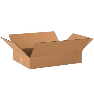 20 x 14 x 3" Flat Corrugated Boxes