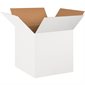 20 x 20 x 20" White Corrugated Boxes