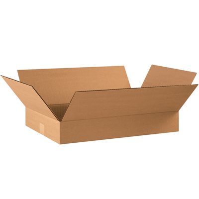 22 x 14 x 4" Flat Corrugated Boxes