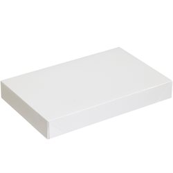 17 x 11 x 2 1/2" White Apparel Boxes