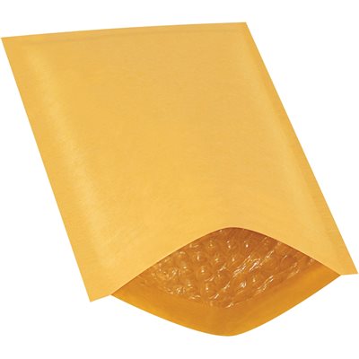 6 x 10" Kraft (25 Pack) #0 Heat-Seal Bubble Mailers
