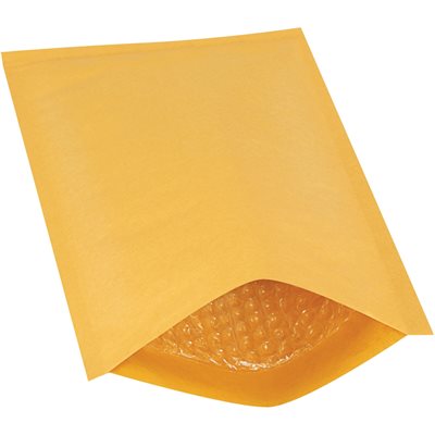 7 1/4 x 12" Kraft #1 Heat-Seal Bubble Mailers