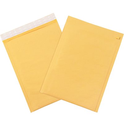 10 1/2 x 16" Kraft (25 Pack) #5 Self-Seal Bubble Mailers w/Tear Strip