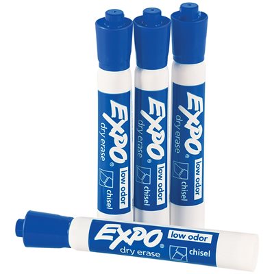 Expo® Blue Dry Erase Markers