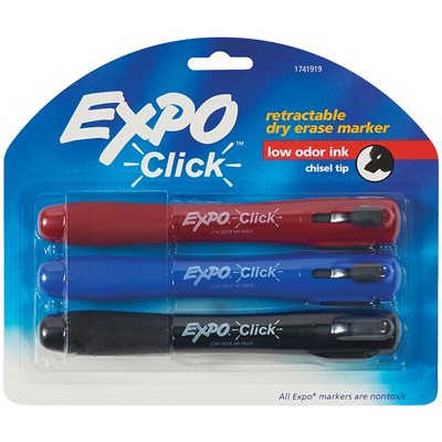 Expo® Retractable Dry Erase Markers