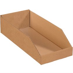 8 x 18 x 4 1/2" Kraft Bin Boxes