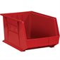 5 3/8 x 4 1/8 x 3" Red Plastic Stack & Hang Bin Boxes