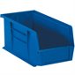 10 7/8 x 5 1/2 x 5" Blue Plastic Stack & Hang Bin Boxes