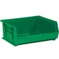 14 3/4 x 16 1/2 x 7" Green Plastic Stack & Hang Bin Boxes