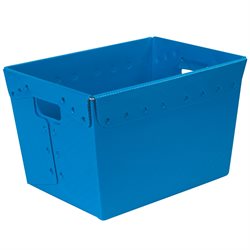18 x 13 x 12" Blue Space Age Totes