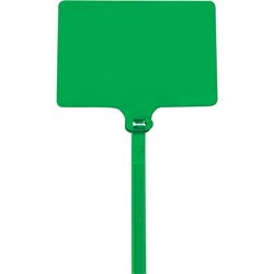 6" 120# Green Identification Cable Ties