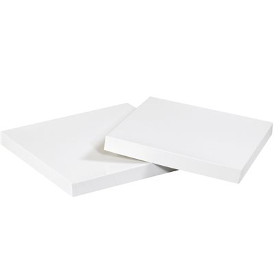 12 x 12" White Deluxe Gift Box Lids