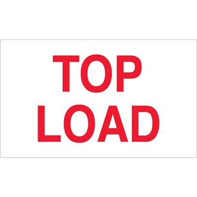 3 x 5" - "Top Load" Labels