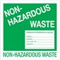6 x 6" - "Non-Hazardous Waste" Labels