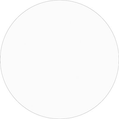 3/4" White Inventory Circle Labels