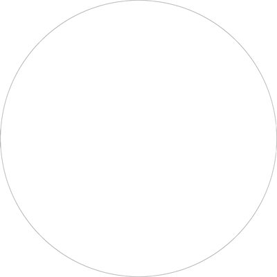 2" Circle - White Removable Labels