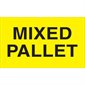 3 x 5" - "Mixed Pallet" (Fluorescent Yellow) Labels