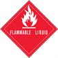 4 x 4" - "Flammable Liquid" Labels