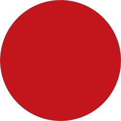 3/4" Red Inventory Circle Labels