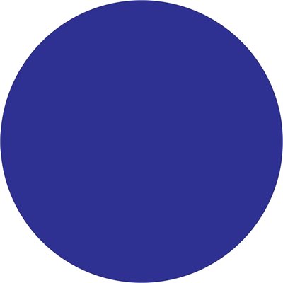 3/4" Dark Blue Inventory Circle Labels