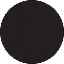 3/4" Black Inventory Circle Labels