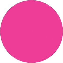 3/4" Fluorescent Pink Inventory Circle Labels