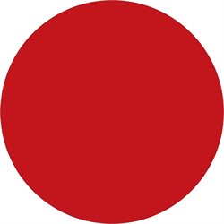 1 1/2" Red Inventory Circle Labels