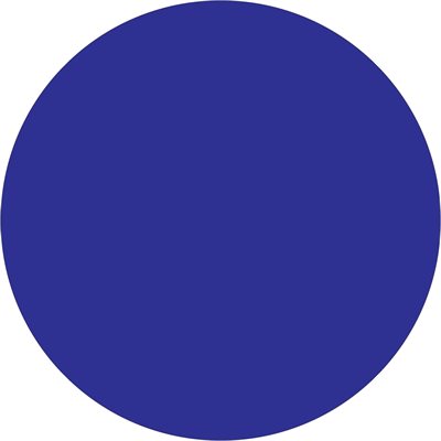 1 1/2" Dark Blue Inventory Circle Labels