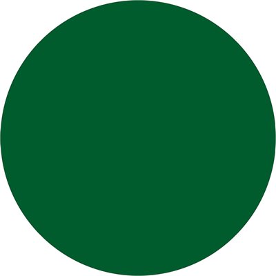 1 1/2" Green Inventory Circle Labels