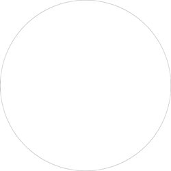 1 1/2" White Inventory Circle Labels