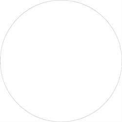 3" White Inventory Circle Labels