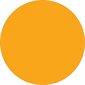 3" Fluorescent Orange Inventory Circle Labels