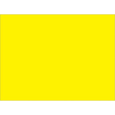 3 x 4" Fluorescent Yellow Inventory Rectangle Labels
