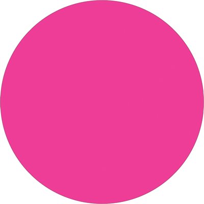 1/2" Fluorescent Pink Inventory Circle Labels