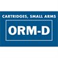 1 3/8 x 2 1/4" - "Cartridges, Small Arms ORM-D" Labels