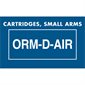1 3/8 x 2 1/4" - "Cartridges, Small Arms ORM-D-AIR" Labels