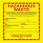 6 x 6" - "Hazardous Waste - New Jersey" Labels