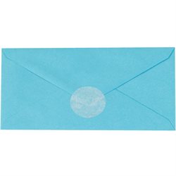 1 1/2" Frosty White Circle Paper Mailing Labels