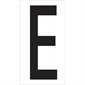 3 1/2" "E" Vinyl Warehouse Letter Labels