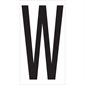 3 1/2" "W" Vinyl Warehouse Letter Labels