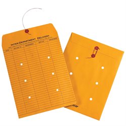 9 x 12" Kraft Inter-Department Envelopes