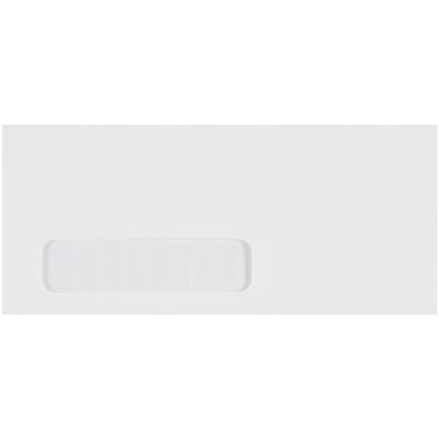 4 1/8 x 9 1/2" - #10 Window Gummed Business Envelopes