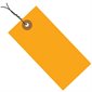 3 1/4 x 1 5/8" Orange Tyvek® Pre-Wired Shipping Tag