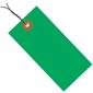4 3/4 x 2 3/8" Green Tyvek® Shipping Tags - Pre-Wired