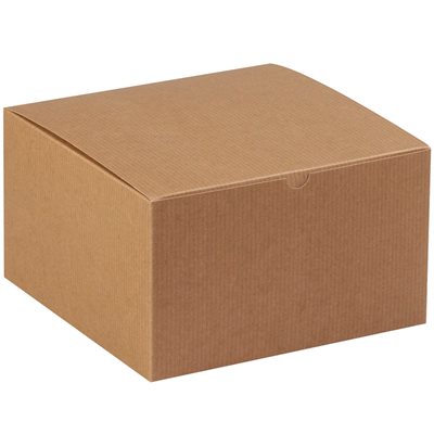 10 x 10 x 6" Kraft Gift Boxes