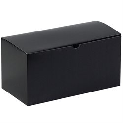 12 x 6 x 6" Black Gloss Gift Boxes