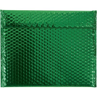 13 3/4 x 11" Green Glamour Bubble Mailers
